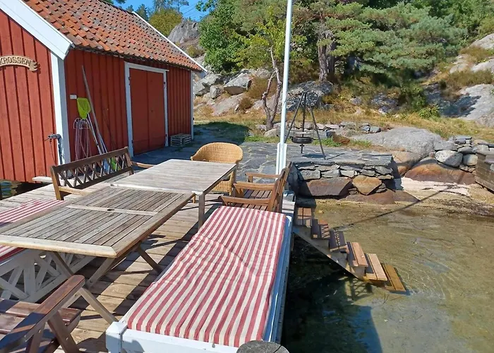 Large House With Sea Arch, And Jetty