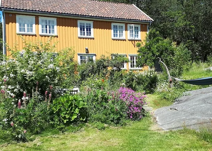 Large House With Sea Arch, And Jetty Lillesand