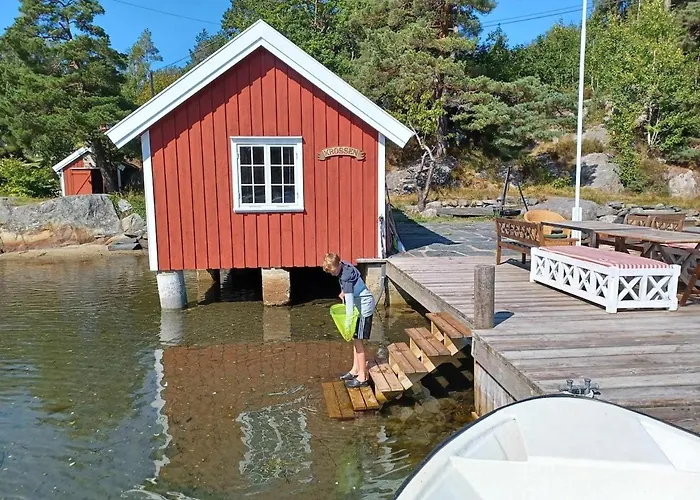 Large House With Sea Arch, And Jetty